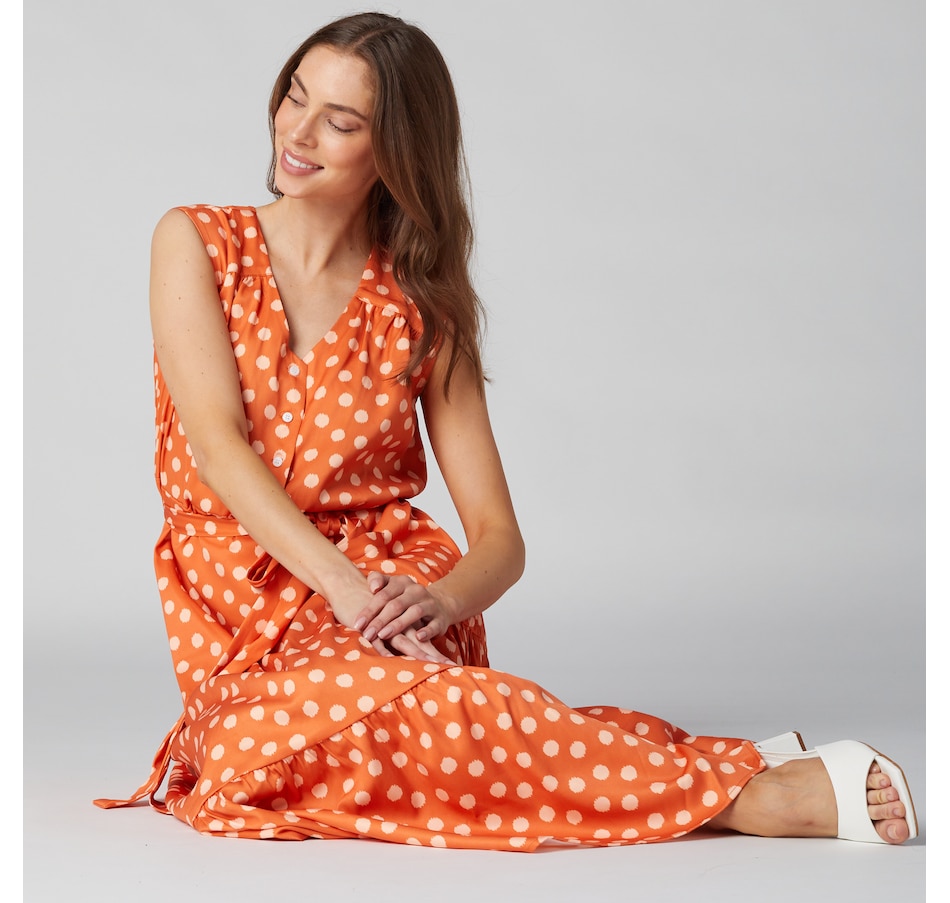 Image 225122_ALTMORE4.jpg, Product 225-122 / Price $39.33, Isaac Mizrahi Printed Sundress from Isaac Mizrahi New York on TSC.ca's Fashion department