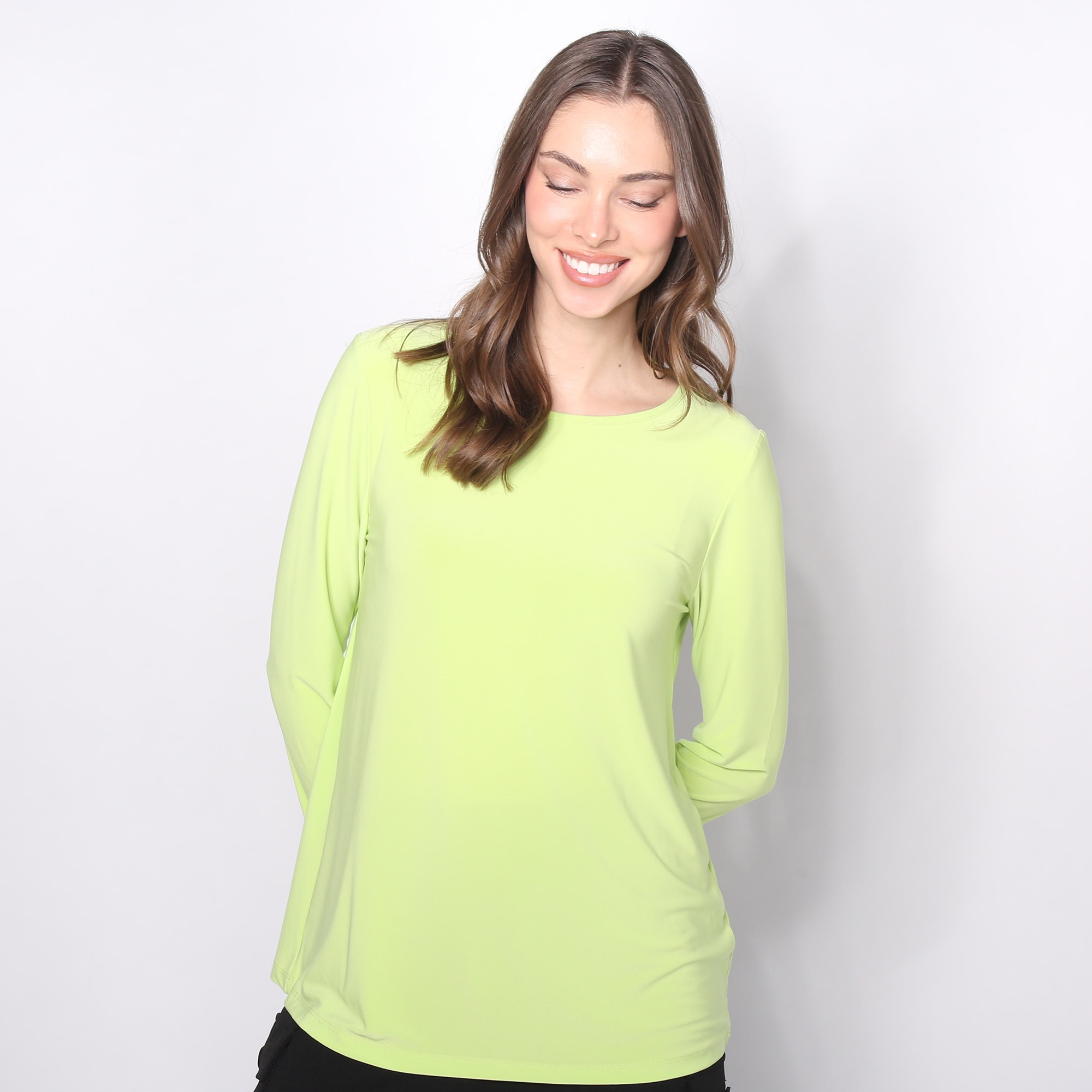 トップス g Kim & Co. Deluxe Brazil Knit Long Sleeve Top - TSC.ca