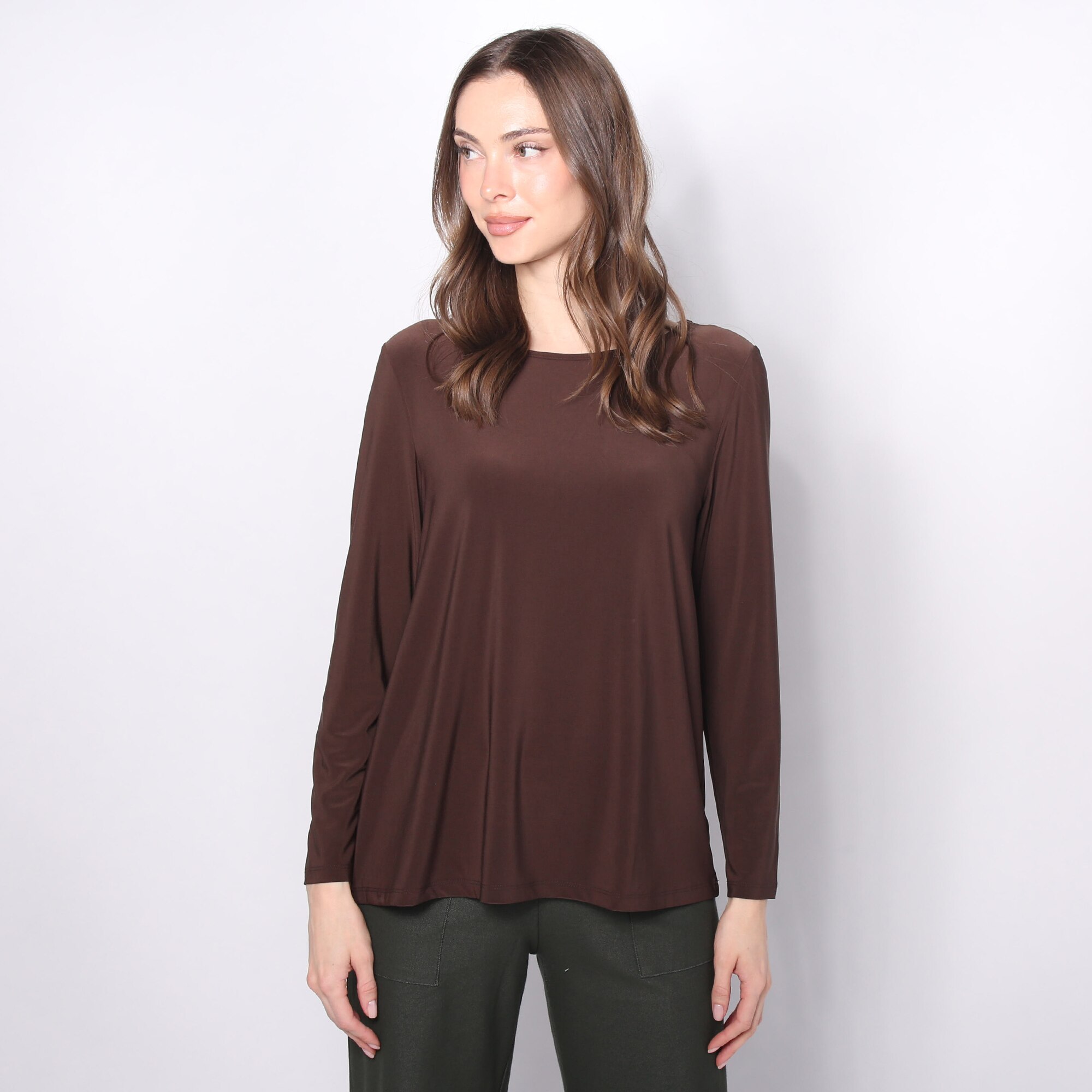 Kim & Co. Deluxe Brazil Knit Long Sleeve Top - TSC.ca