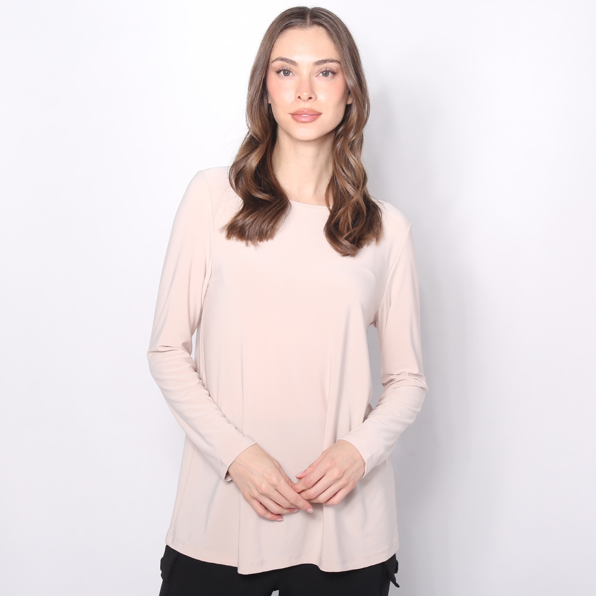 Kim & Co. Deluxe Brazil Knit Long Sleeve Top - TSC.ca