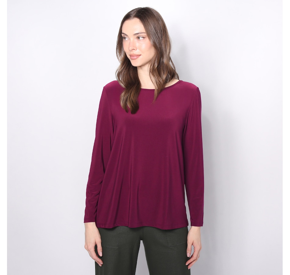Image 225128_WNBY.jpg, Product 225-128 / Price $14.33, Kim & Co. Deluxe Brazil Knit Long Sleeve Top from Kim & Co. on TSC.ca's Fashion department