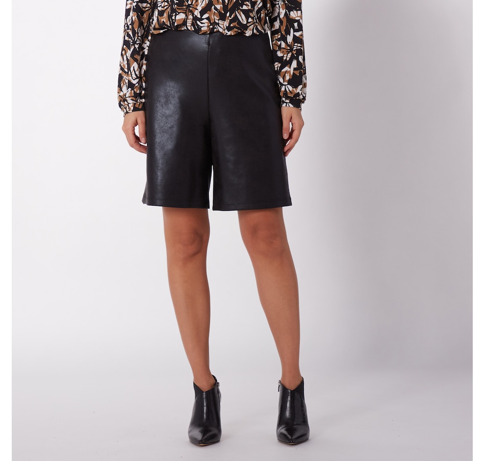 Clothing & Shoes - Bottoms - Shorts - Kim & Co. Shadow Faux Leather ...