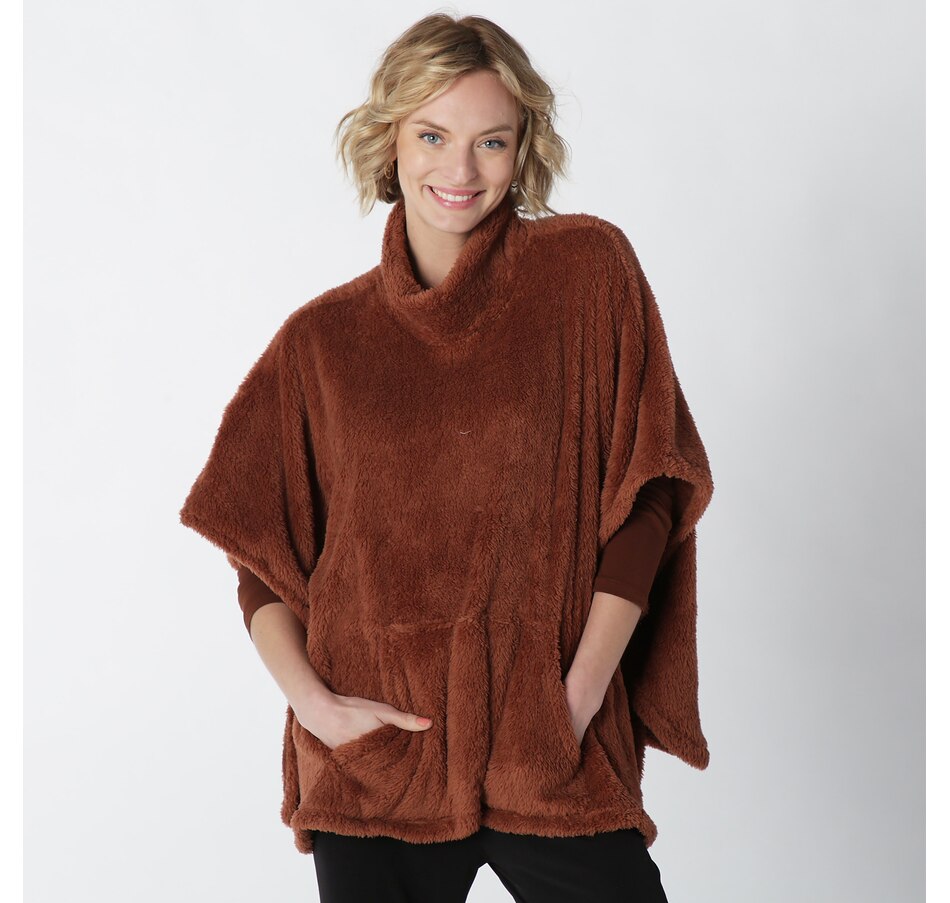Image 225326_COG.jpg, Product 225-326 / Price $59.88, Kim & Co Sherpa Fleece Cowl Neck Poncho Tunic from Kim & Co. on TSC.ca's Clothing & Shoes department