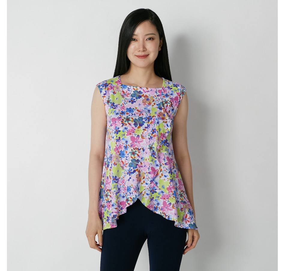 Image 225341_FLO.jpg, Product 225-341 / Price $24.33, Marallis Ruffle Front Top from Marallis on TSC.ca's Fashion department