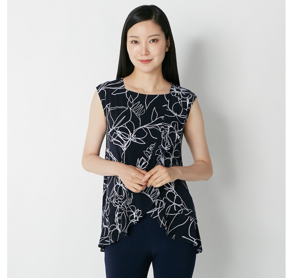 Image 225341_NVWH.jpg, Product 225-341 / Price $24.33, Marallis Ruffle Front Top from Marallis on TSC.ca's Fashion department