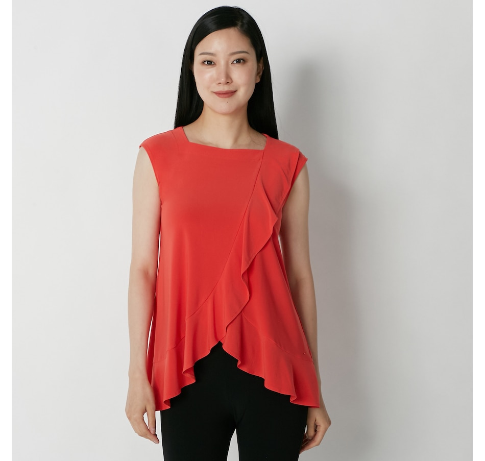 Image 225341_TNG.jpg, Product 225-341 / Price $24.33, Marallis Ruffle Front Top from Marallis on TSC.ca's Fashion department
