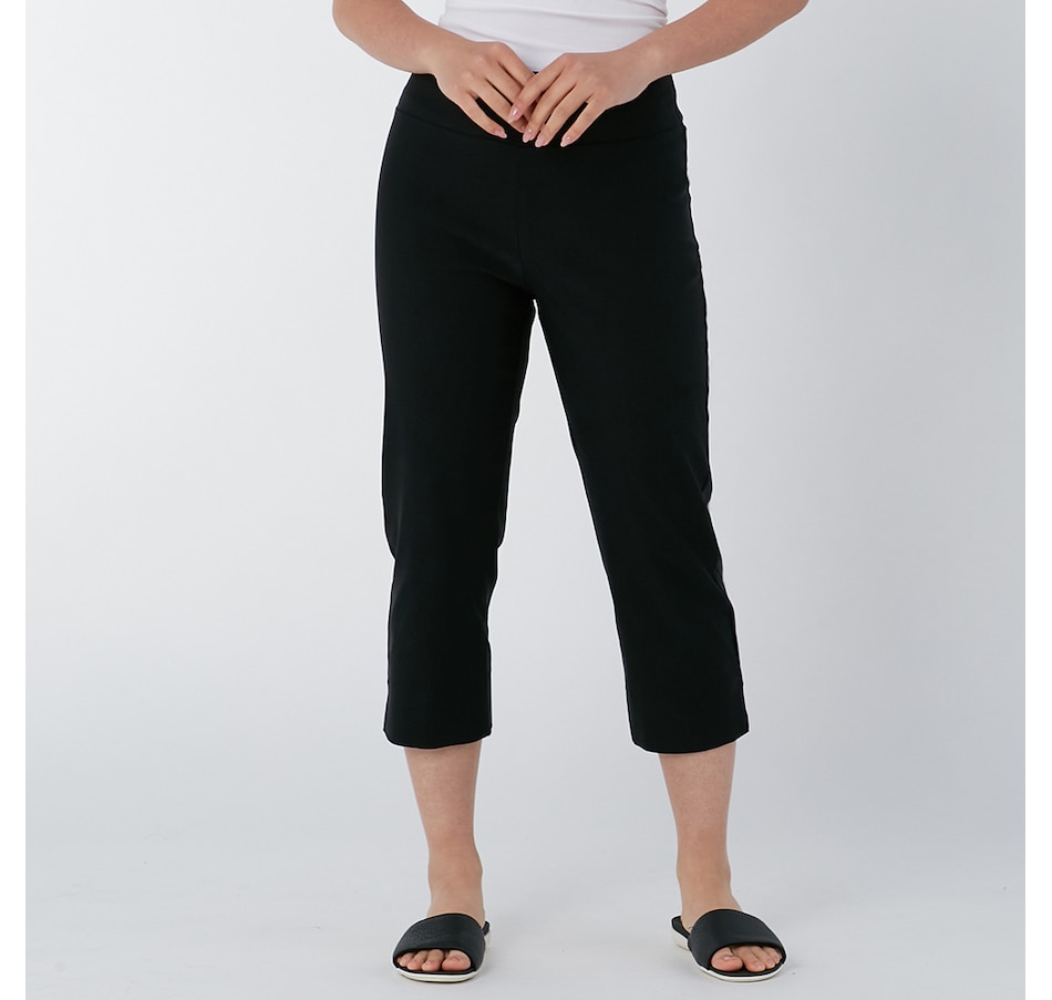 MAWCLOS Ladies Workout Pants Tummy Control Capri Leggings High
