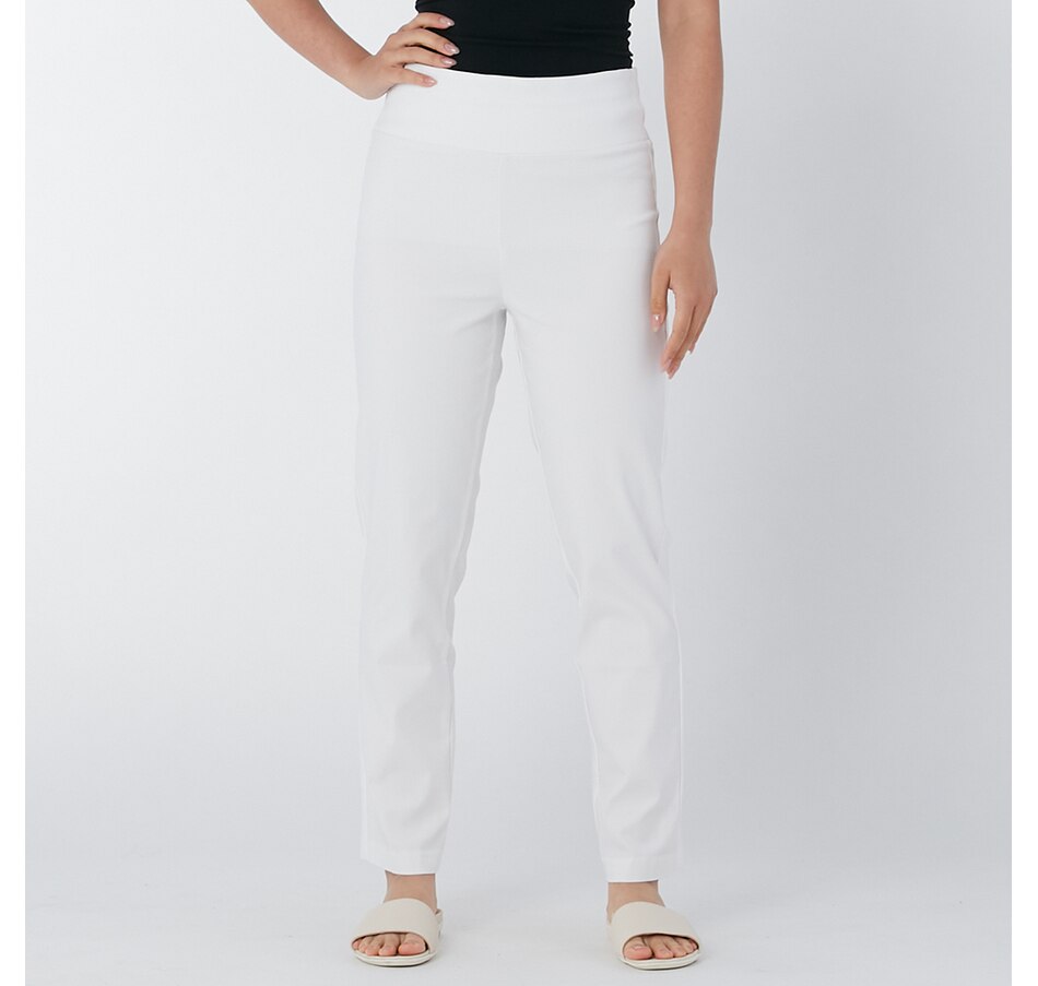 Image 225376_WHT.jpg, Product 225-376 / Price $29.33, Mr. Max Stretch Ankle Pant With Tummy Control Panel from Mr. Max on TSC.ca's Clothing & Shoes department