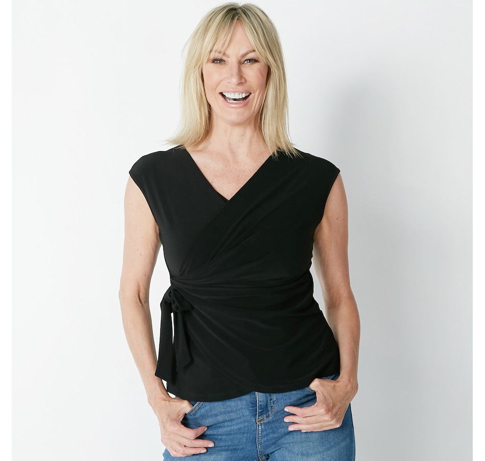 Image 225448_BLK.jpg, Product 225-448 / Price $39.33, Brian Bailey Celine Draped Top from Brian Bailey on TSC.ca's Fashion department