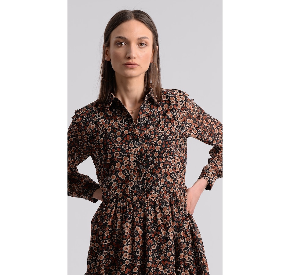 Clothing & Shoes - Dresses & Jumpsuits - Casual Dresses - Molly Bracken  Printed Midi Dress - Online Shopping for Canadians