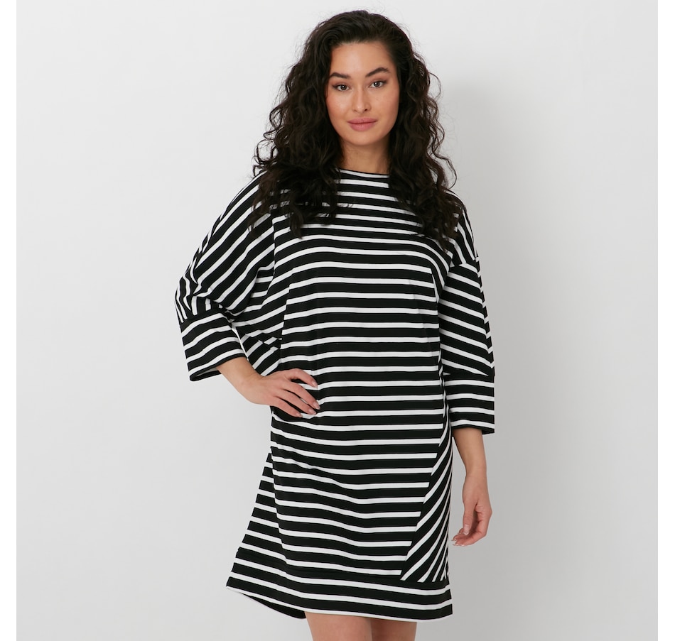 Image 225528_BKST.jpg , Product 225-528 / Price $139.99 , Shannon Passero 3/4 Sleeve T-Shirt Dress from Shannon Passero  on TSC.ca's Clothing & Shoes department