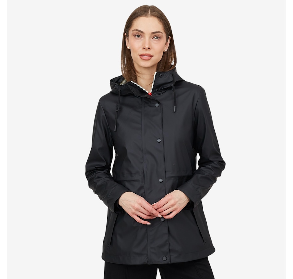 Image 225566_ALTMORE8.jpg, Product 225-566 / Price $169.88, Hunter Abbey Short Rubberized Jacket from Hunter on TSC.ca's Fashion department