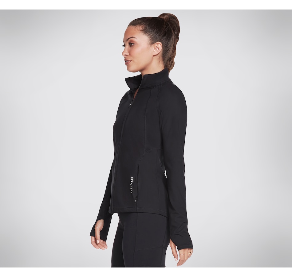 Image 225652_BLK.jpg, Product 225-652 / Price $39.33, Skechers GoSculpt Raglan Jacket from Skechers on TSC.ca's Fashion department