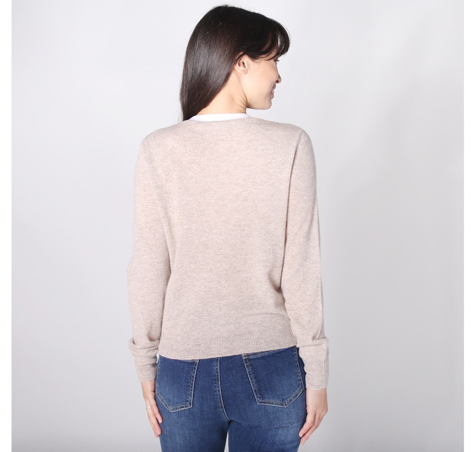 Image 225661_ALTMORE1.jpg, Product 225-661 / Price $149.88, Lusso Cashmere V-Neck Cardigan from Lusso Cashmere on TSC.ca's Fashion department