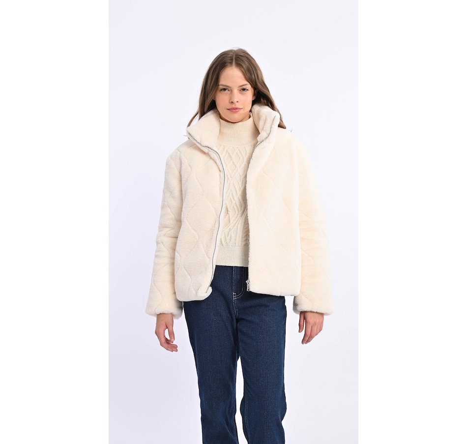 Image 225680_OWH.jpg, Product 225-680 / Price $104.88, Molly Bracken Zipped Faux Fur Jacket from Molly Bracken on TSC.ca's Fashion department