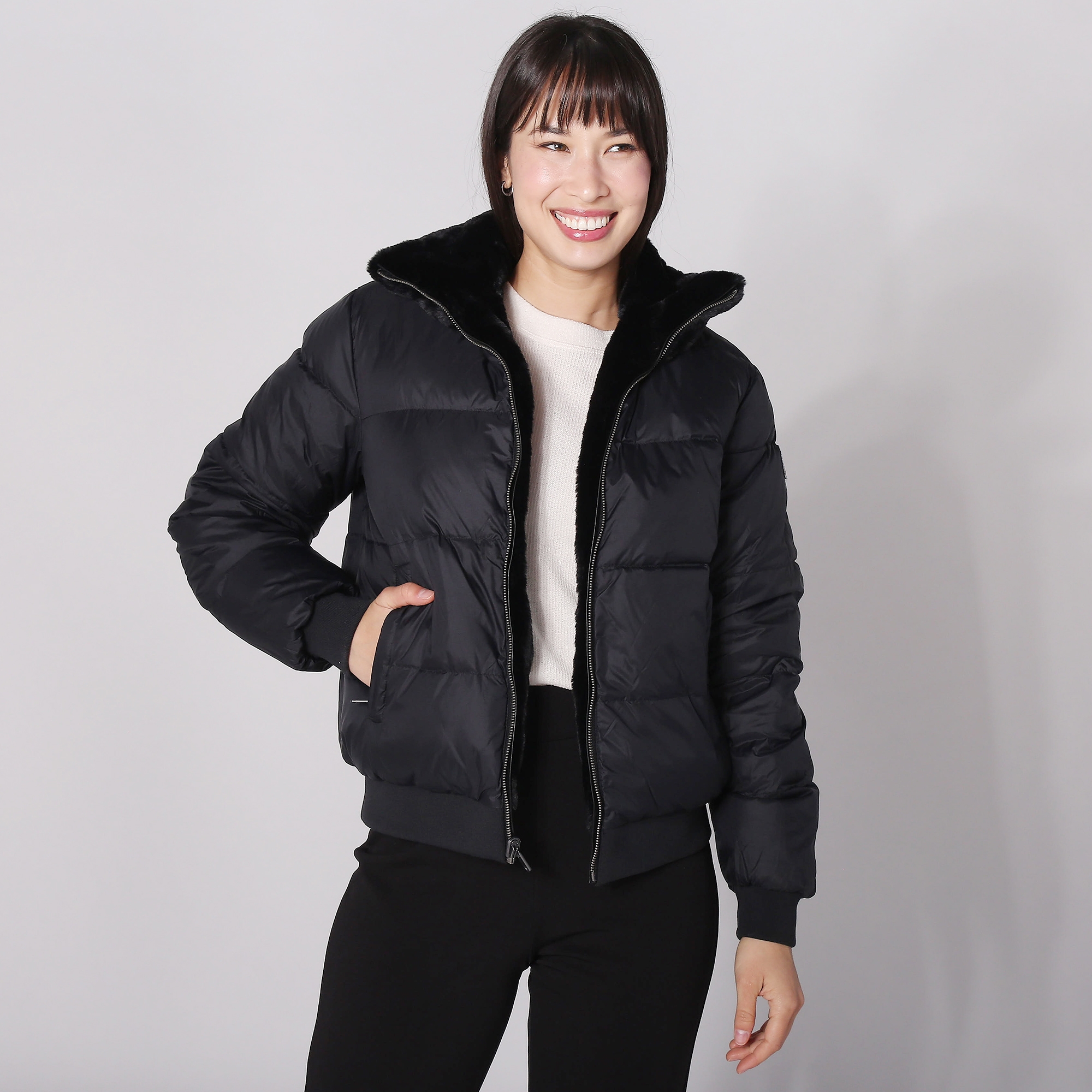 ジャケット・アウター REVERBERATE FLOCKY JACKET BLACK size.2 Buy Black Signature Bomber Jacket from Next Canada