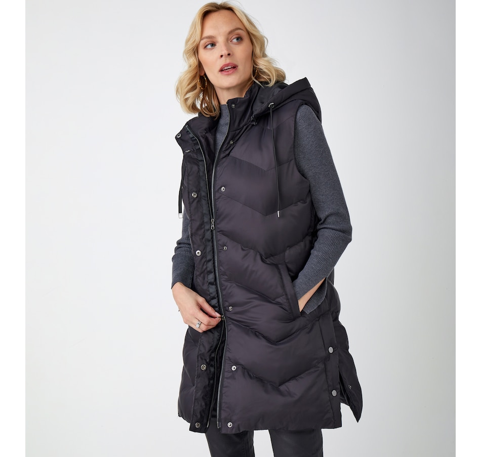 Image 226298_ALTMORE1.jpg, Product 226-298 / Price $139.88, Charlie Paige Puffer Long Vest from Charlie Paige on TSC.ca's Fashion department