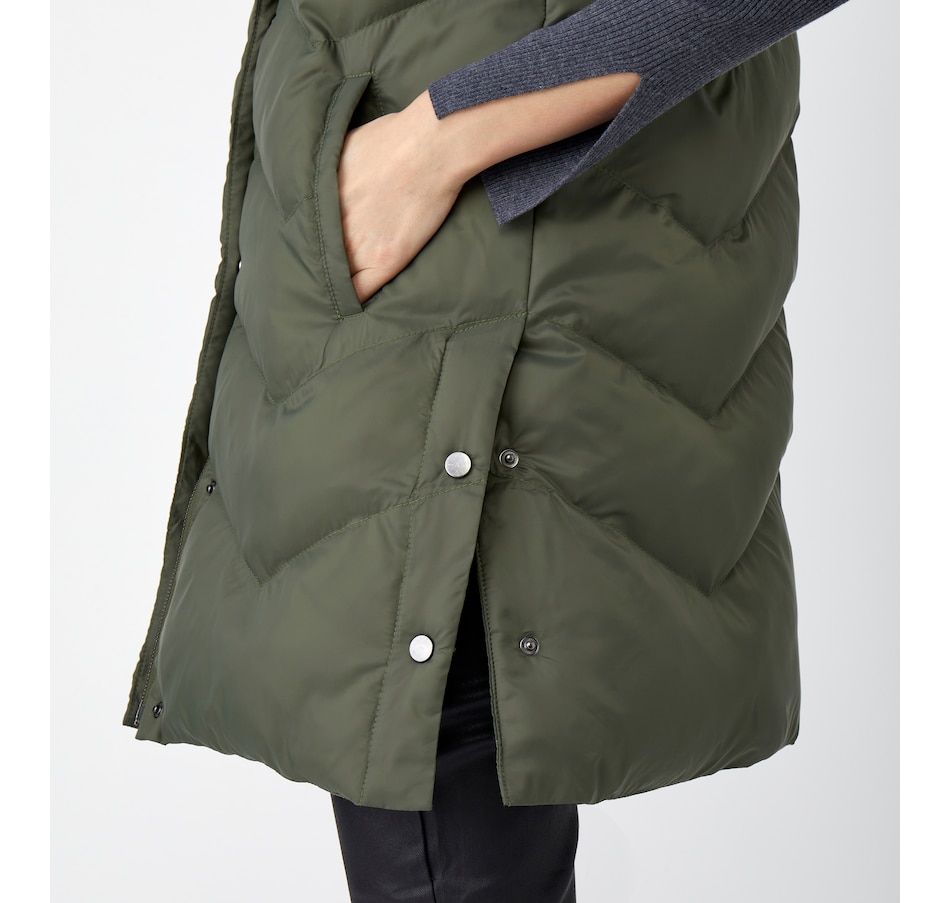 Image 226298_ALTMORE2.jpg, Product 226-298 / Price $139.88, Charlie Paige Puffer Long Vest from Charlie Paige on TSC.ca's Fashion department