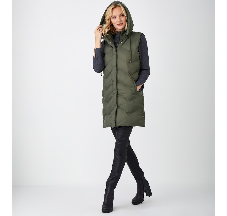 Image 226298_OLI.jpg, Product 226-298 / Price $139.88, Charlie Paige Puffer Long Vest from Charlie Paige on TSC.ca's Fashion department