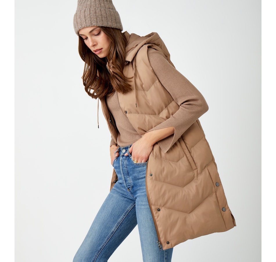 Image 226298_TPE.jpg, Product 226-298 / Price $139.88, Charlie Paige Puffer Long Vest from Charlie Paige on TSC.ca's Fashion department