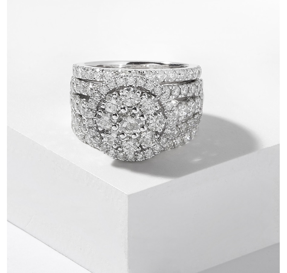 Image 226353.jpg, Product 226-353 / Price $4,725.99, 10K White Gold Multi Row Diamond Ring (Set of 3) from The Vault on TSC.ca's Jewellery department