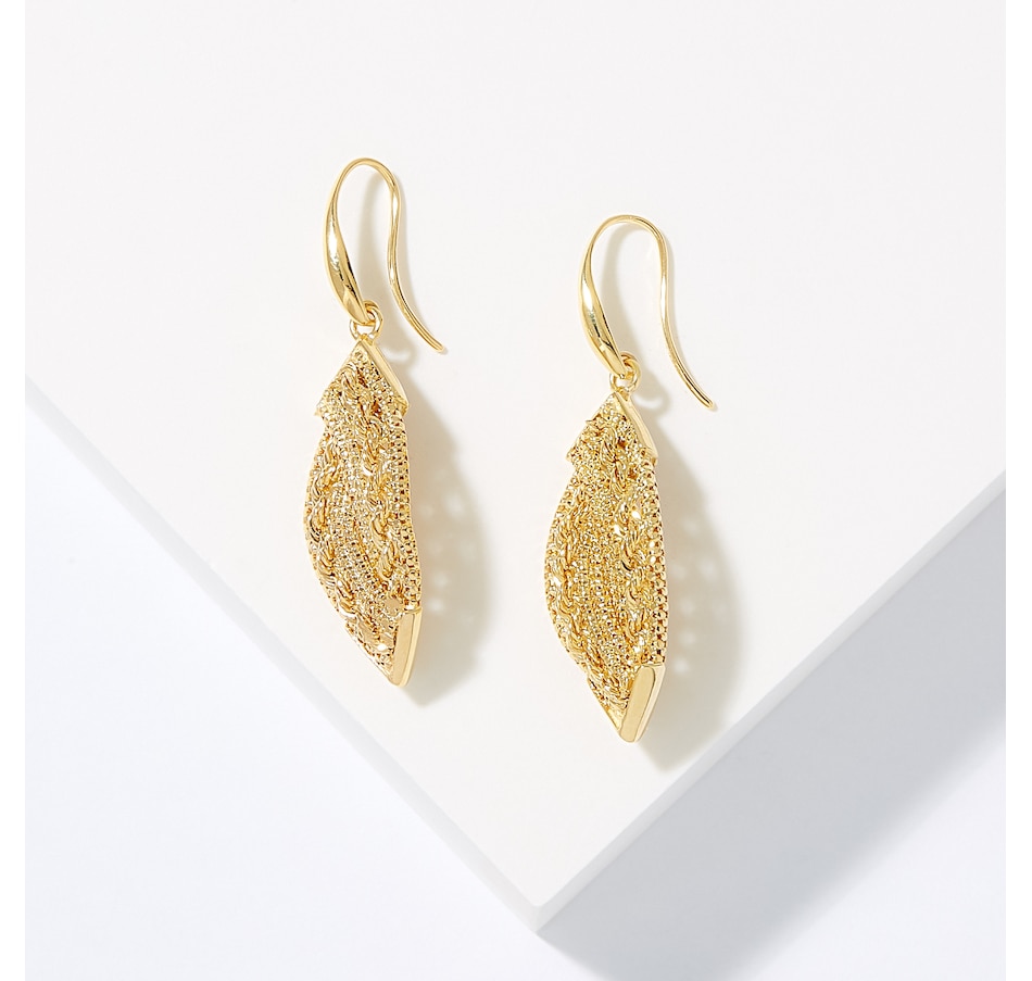 Jewellery Earrings Drop Earrings UNOAERRE Jewellery 18K Yellow