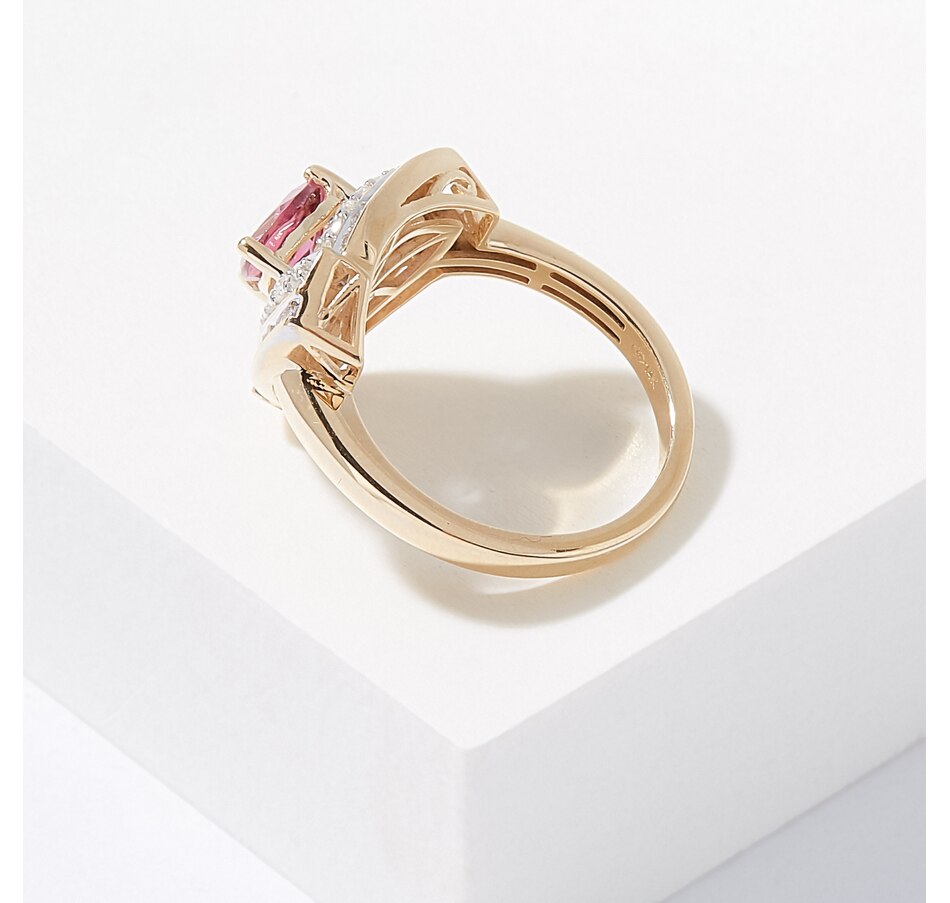 Image 226431_ALTMORE2.jpg, Product 226-431 / Price $1,149.99, Gem Creations 14K Gold Pink Tourmaline & Diamond Ring from Gem Creations on TSC.ca's Jewellery department