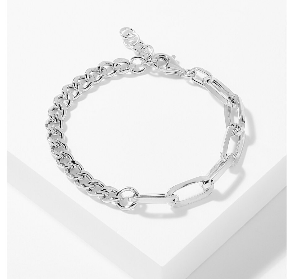 Jewellery Bracelets Silver Gallery Paperclip Bracelet Online
