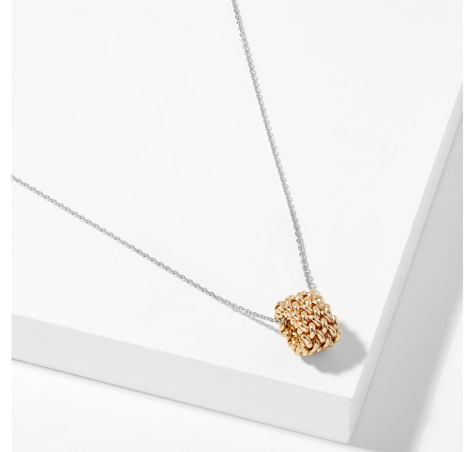 Image 226570_YGP.jpg, Product 226-570 / Price $139.88, UNOAERRE Silver Sterling Silver Chicco Pendant with Necklace from UnoAErre Jewellery on TSC.ca's Jewellery department