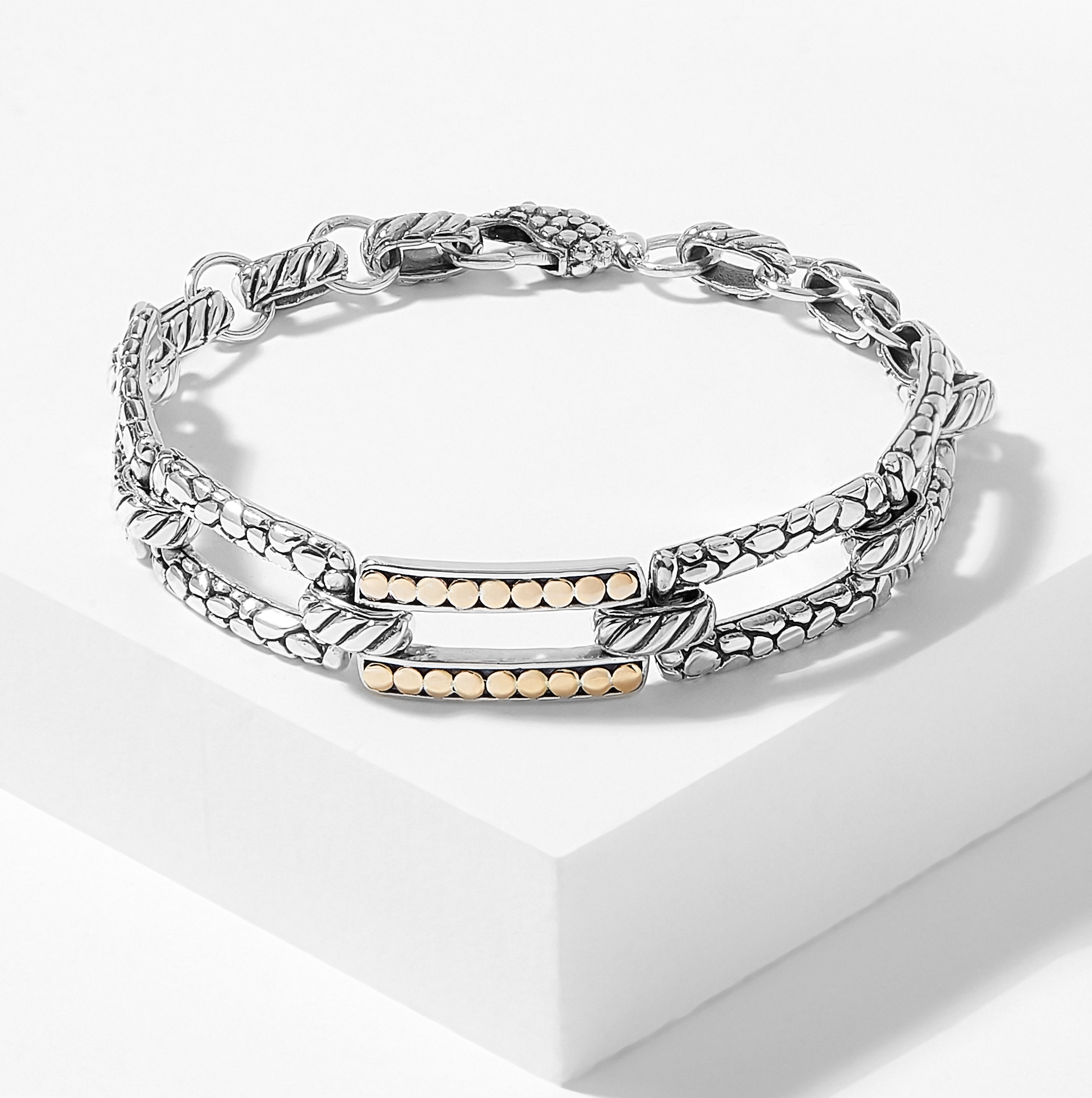 Jewellery - Bracelets - Samuel B. Collection Sterling Silver 18K Yellow ...