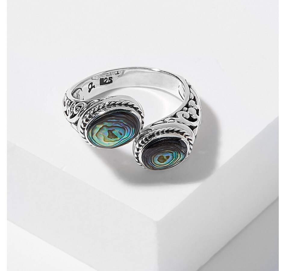 Image 226789_ABA.jpg, Product 226-789 / Price $149.99, Samuel B. Collection Sterling Silver Gemstone Bypass Ring from Samuel B. Collection on TSC.ca's Jewellery department