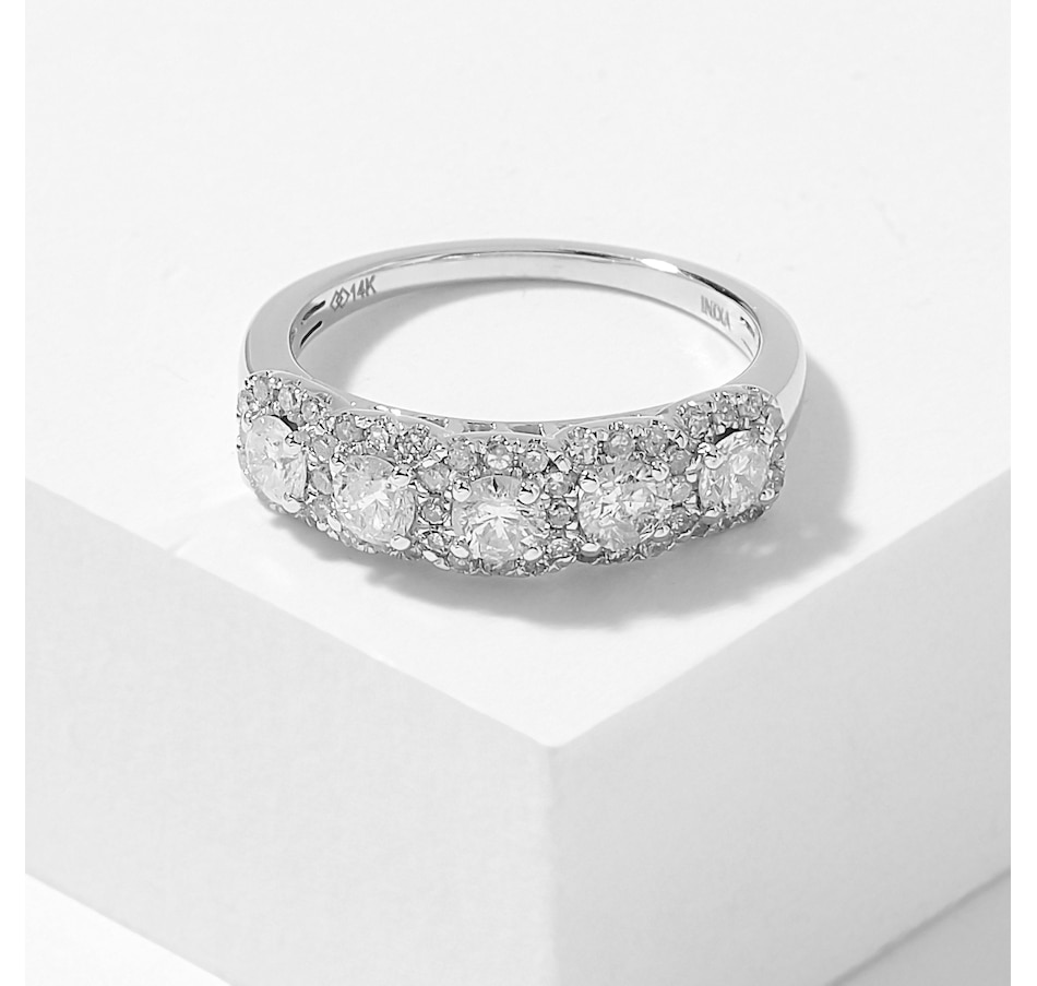 Image 226850.jpg, Product 226-850 / Price $1,399.99, 14K White Gold 1.00 ctw Diamond Band Ring from Diamond Show on TSC.ca's Jewellery department