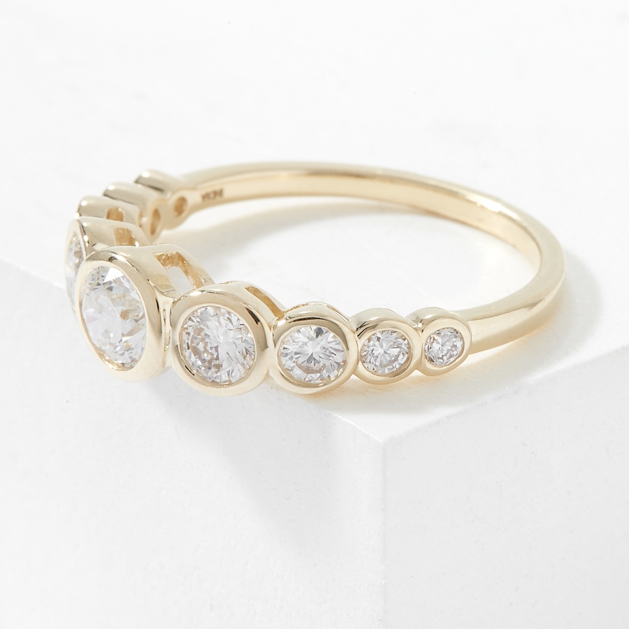 Image 226868_ALTMORE1.jpg, Product 226-868 / Price $1,699.99, EVERA Diamonds 14K Gold 1.00ctw Bezel Set Diamond Ring from Evera Diamonds on TSC.ca's Jewellery department