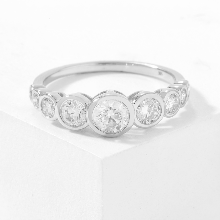 Image 226868_WGL.jpg, Product 226-868 / Price $1,699.99, EVERA Diamonds 14K Gold 1.00ctw Bezel Set Diamond Ring from Evera Diamonds on TSC.ca's Jewellery department