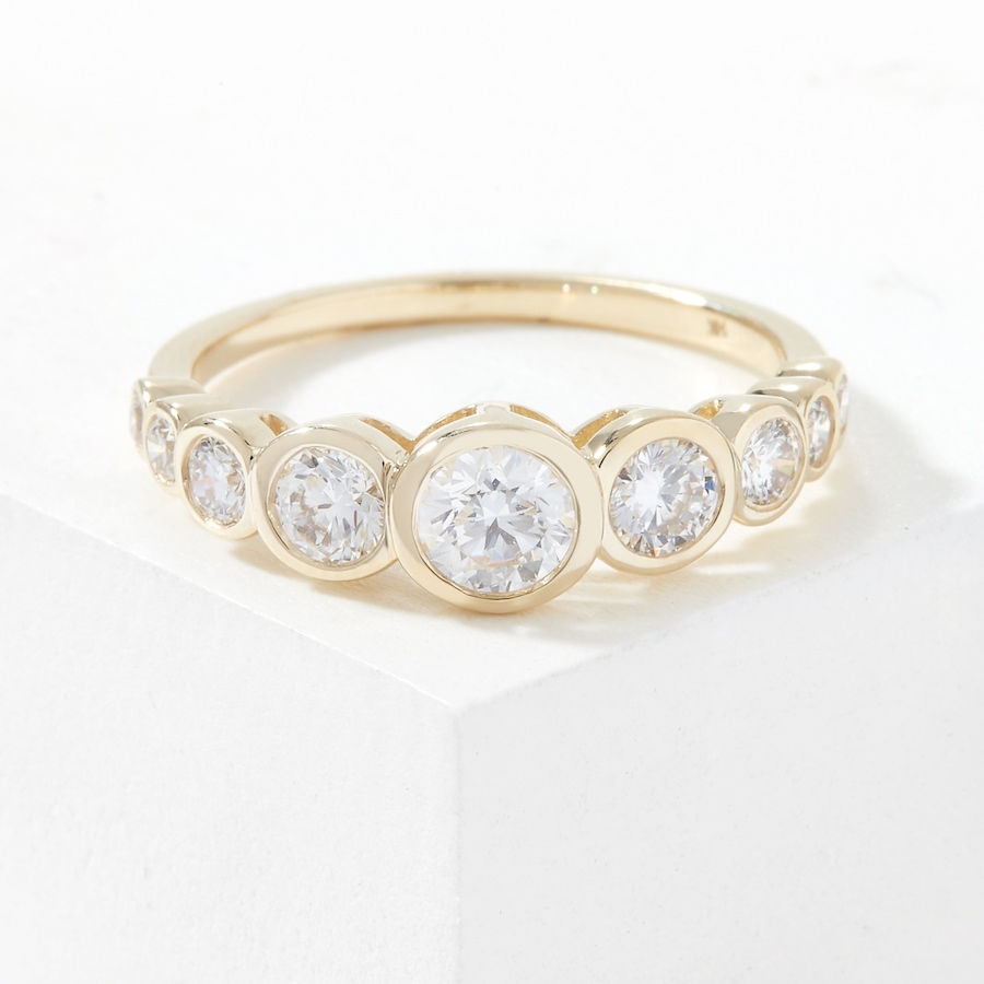 Image 226868_YGL.jpg, Product 226-868 / Price $1,699.99, EVERA Diamonds 14K Gold 1.00ctw Bezel Set Diamond Ring from Evera Diamonds on TSC.ca's Jewellery department