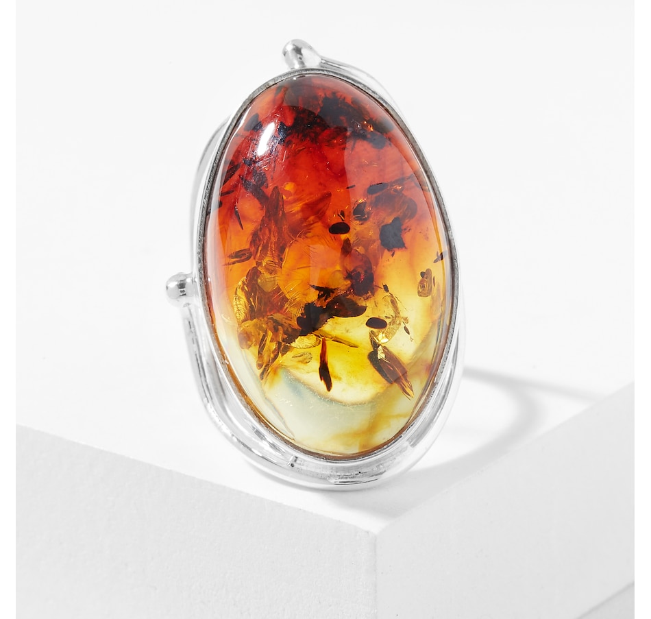Image 226886.jpg, Product 226-886 / Price $169.99, Amber Extraordinaire Handmade Collection Sterling Silver Ombre Amber Ring from Amber Extraordinaire on TSC.ca's Jewellery department