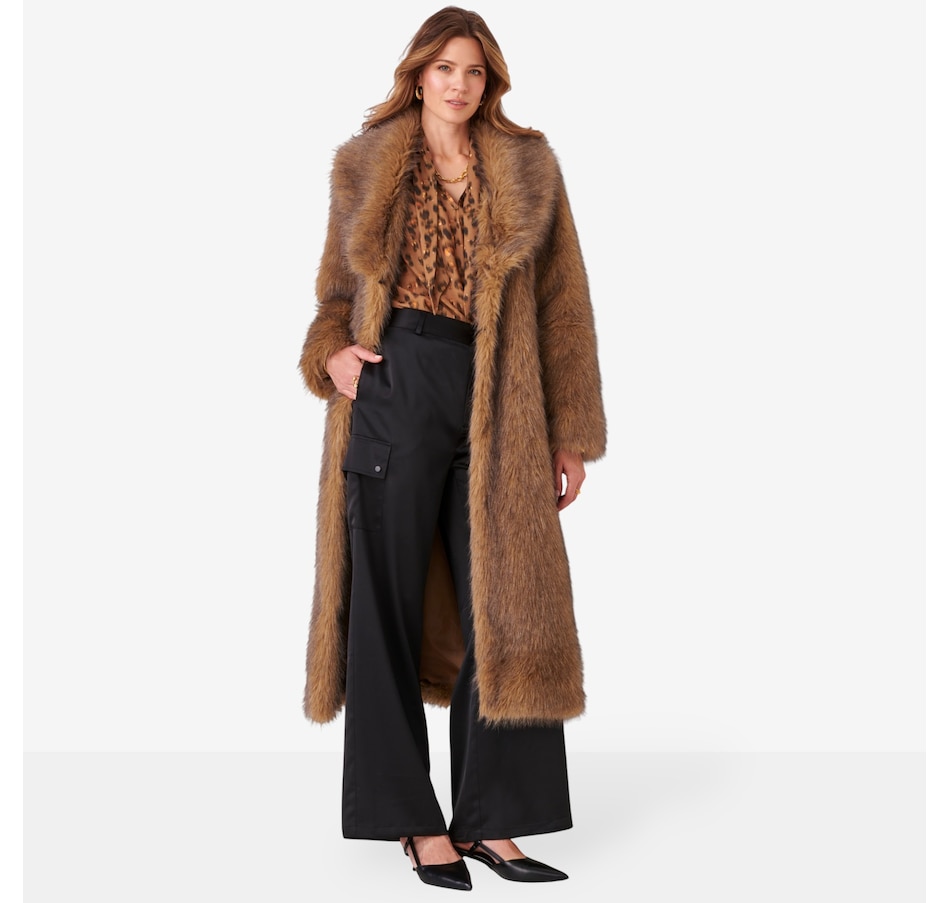 Image 226898_BRN.jpg, Product 226-898 / Price $229.99, Charlie Paige Faux Fur Jacket from Charlie Paige on TSC.ca's Fashion department