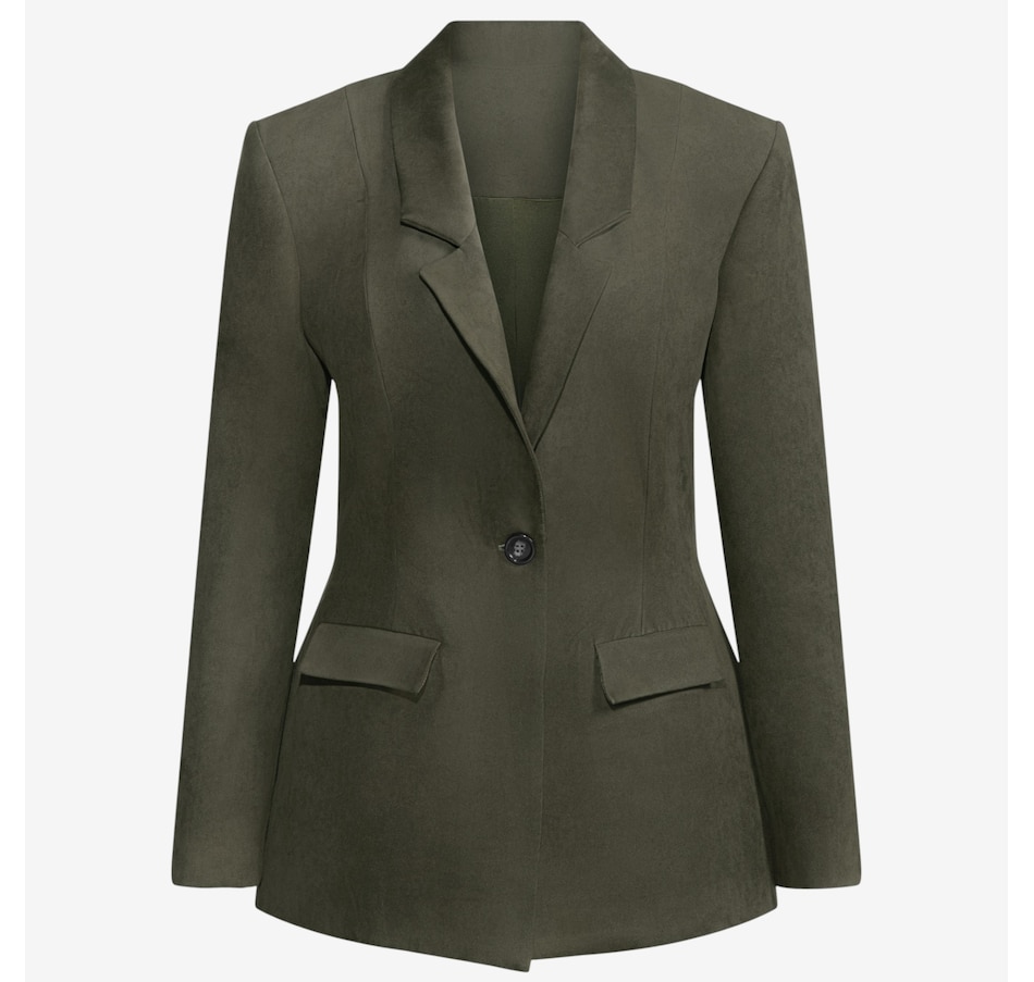 Image 226908_ALTMORE1.jpg, Product 226-908 / Price $250.00, Hilary MacMillan Faux Suede Blazer from Hilary MacMillan on TSC.ca's Fashion department