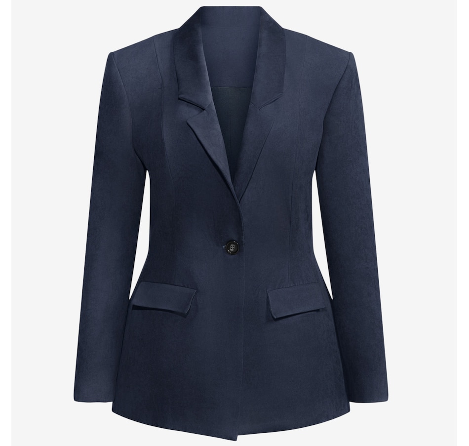 Image 226908_ALTMORE2.jpg, Product 226-908 / Price $250.00, Hilary MacMillan Faux Suede Blazer from Hilary MacMillan on TSC.ca's Fashion department