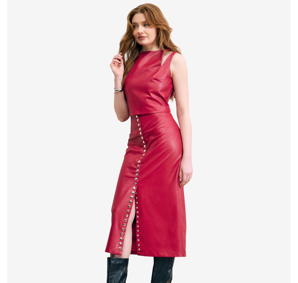 Image 226921_ALTMORE1.jpg, Product 226-921 / Price $185.00, Hilary MacMillan Snap Front Pencil Skirt from Hilary MacMillan on TSC.ca's Fashion department