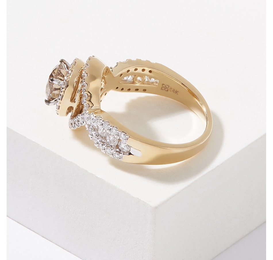 Image 226960_ALTMORE1.jpg, Product 226-960 / Price $1,999.99, Evera Diamonds 14K Gold 2.00ctw Champagne & White Diamond Ring from Evera Diamonds on TSC.ca's Jewellery department