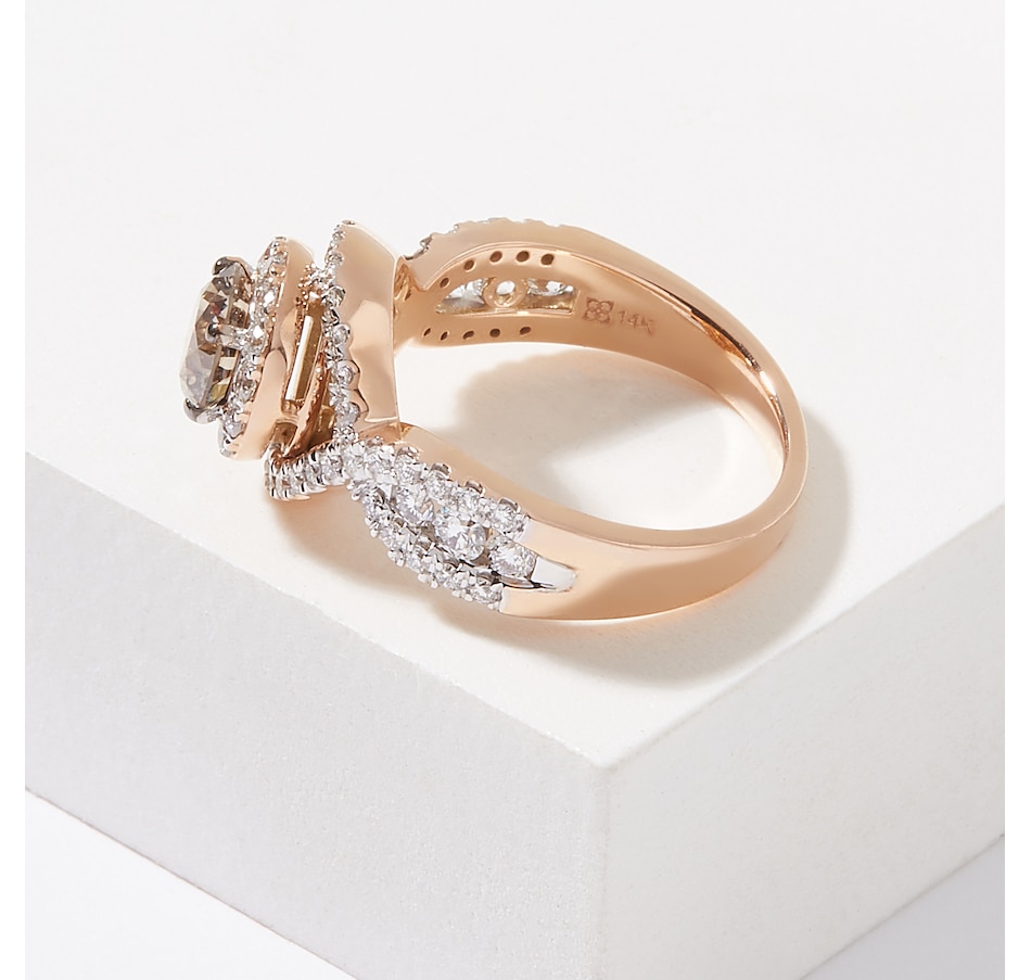 Image 226960_ALTMORE2.jpg, Product 226-960 / Price $1,999.99, Evera Diamonds 14K Gold 2.00ctw Champagne & White Diamond Ring from Evera Diamonds on TSC.ca's Jewellery department