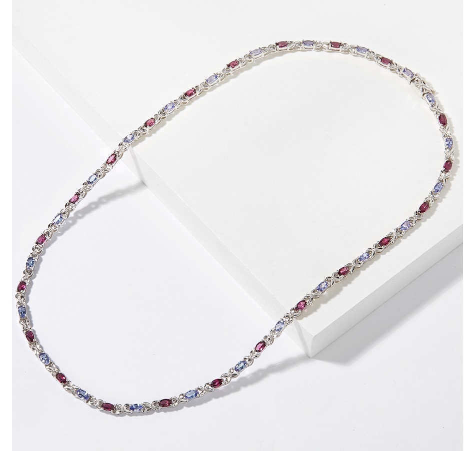 Image 226966_RHO.jpg, Product 226-966 / Price $499.99, Sterling Silver Gemstone Necklace from The Vault on TSC.ca's Jewellery department