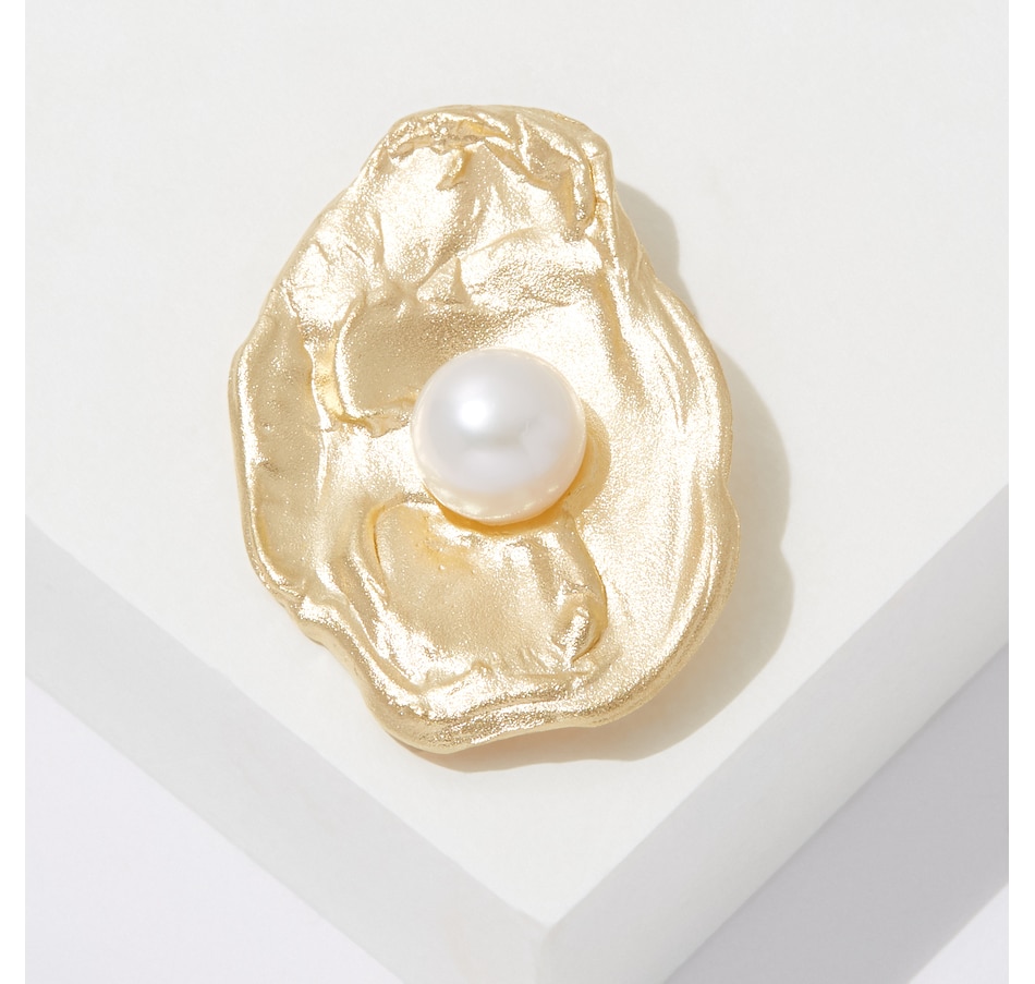 Image 227063.jpg, Product 227-063 / Price $99.88, Silver Gallery Sterling Silver Yellow Gold Plate Pearl Pendant from Silver Gallery on TSC.ca's Jewellery department