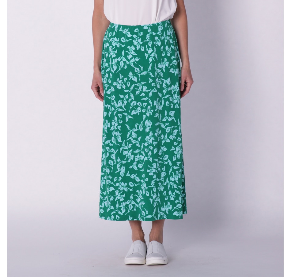 Image 227153_GNTE.jpg, Product 227-153 / Price $14.33, Kim & Co. Brazil Knit 1" Elastic Waist Band Maxi Skirt from Kim & Co. on TSC.ca's Fashion department