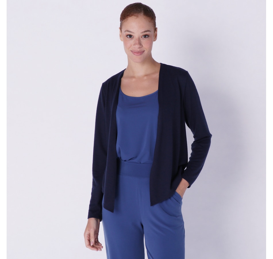 Image 227154_NVY.jpg, Product 227-154 / Price $19.33, Kim & Co. Soft Touch Long Sleeve Bolero from Kim & Co. on TSC.ca's Fashion department