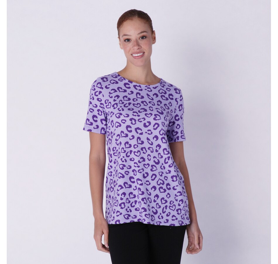 Clothing & Shoes - Tops - T-Shirts & Tops - Kim & Co. Soft Touch Short ...