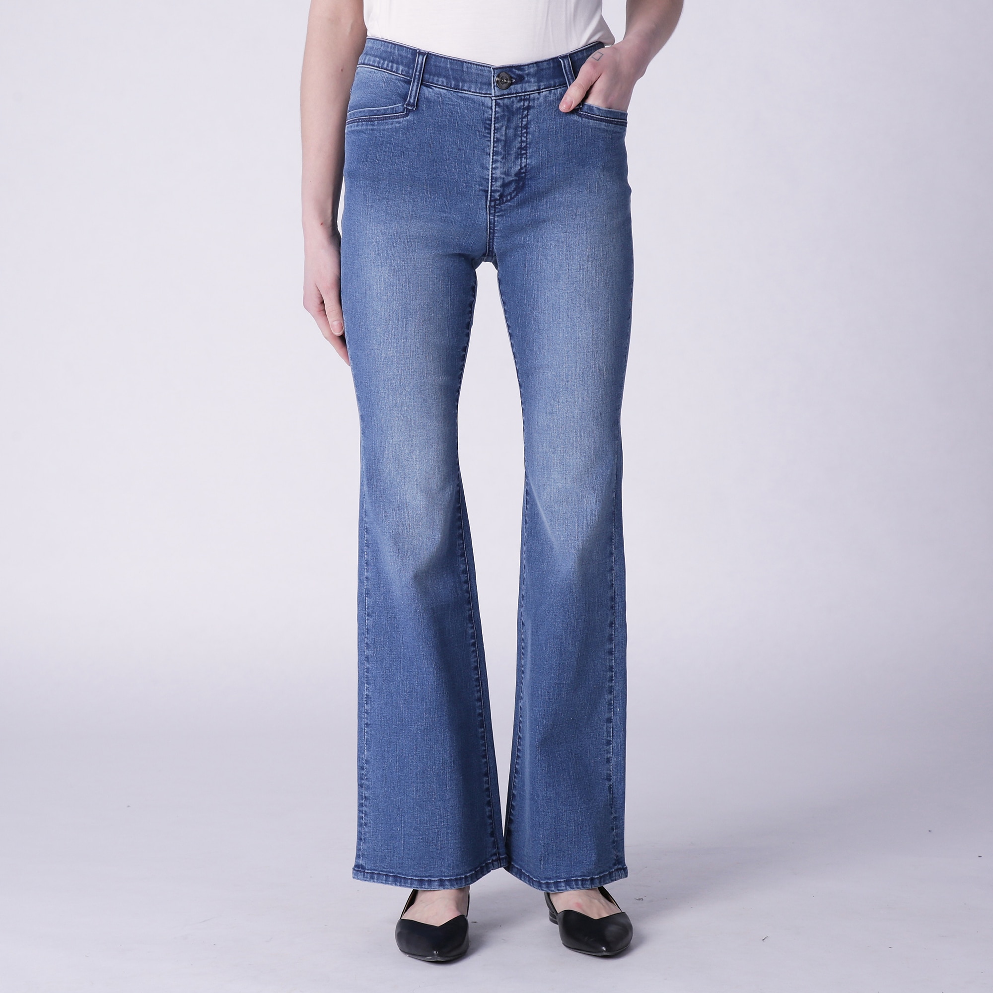 Denim best sale flare jeans