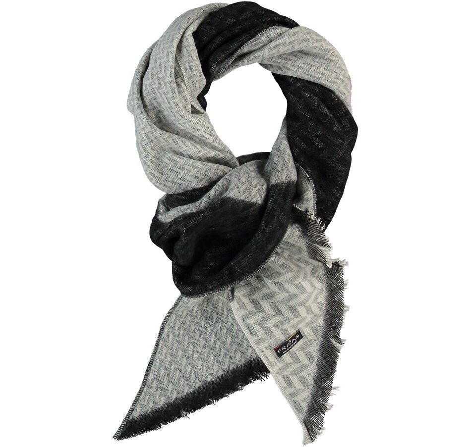 Image 227217.jpg, Product 227-217 / Price $19.33, V. Fraas Eco Reversible Chevron Bias Scarf from FRAAS on TSC.ca's Fashion department