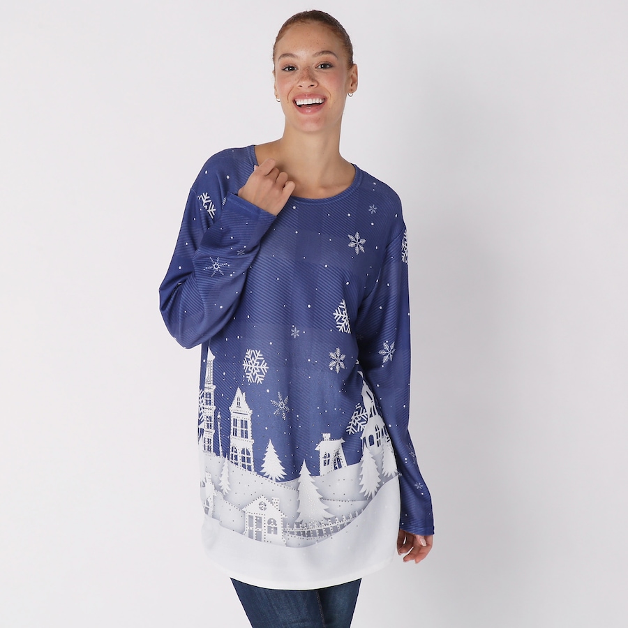 Image 227230_BUTWN.jpg, Product 227-230 / Price $14.88, Red Coral Holiday Bling Sweater from Red Coral Fashions on TSC.ca's Fashion department
